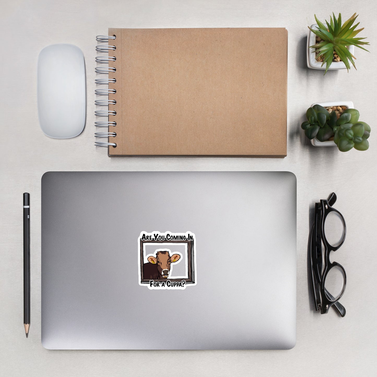 Coming in for a Cuppa? - Bubble-free stickers