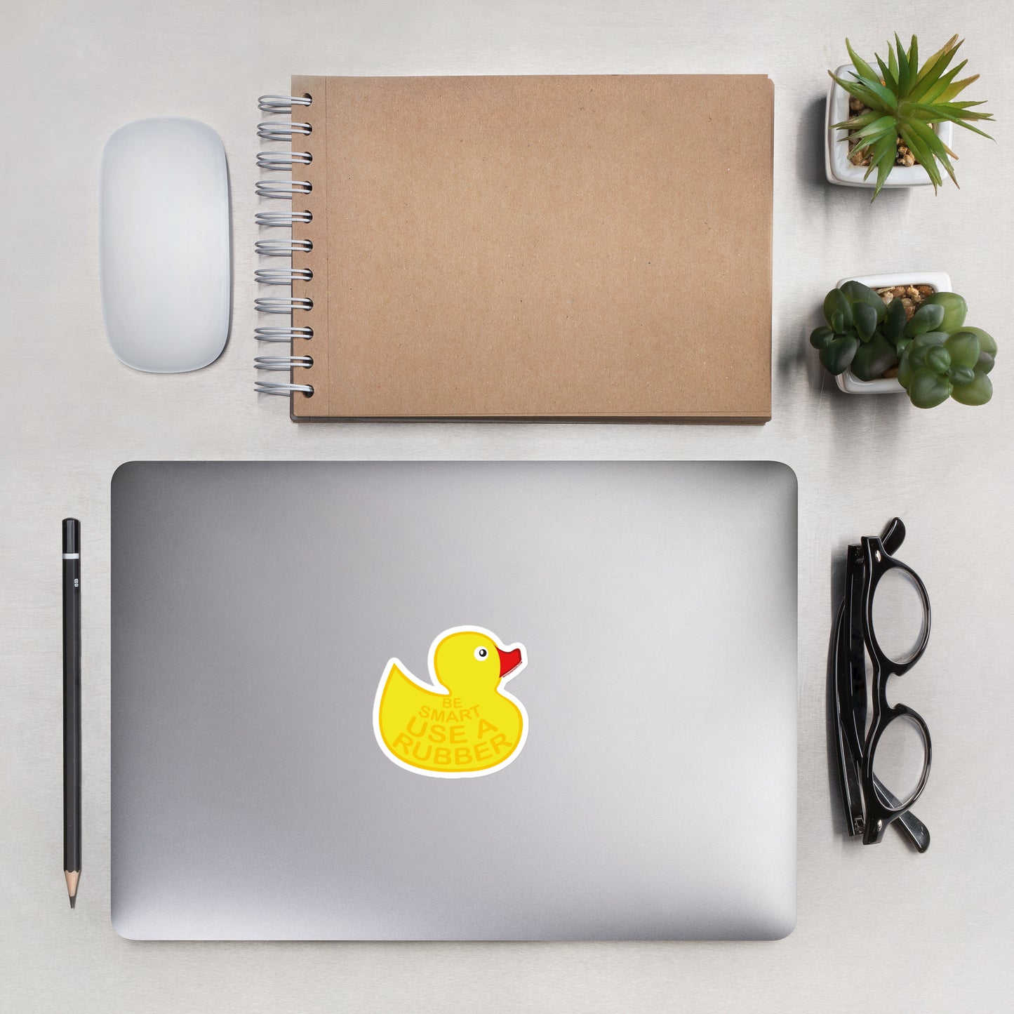 Use a Rubber Ducky - Bubble-free stickers