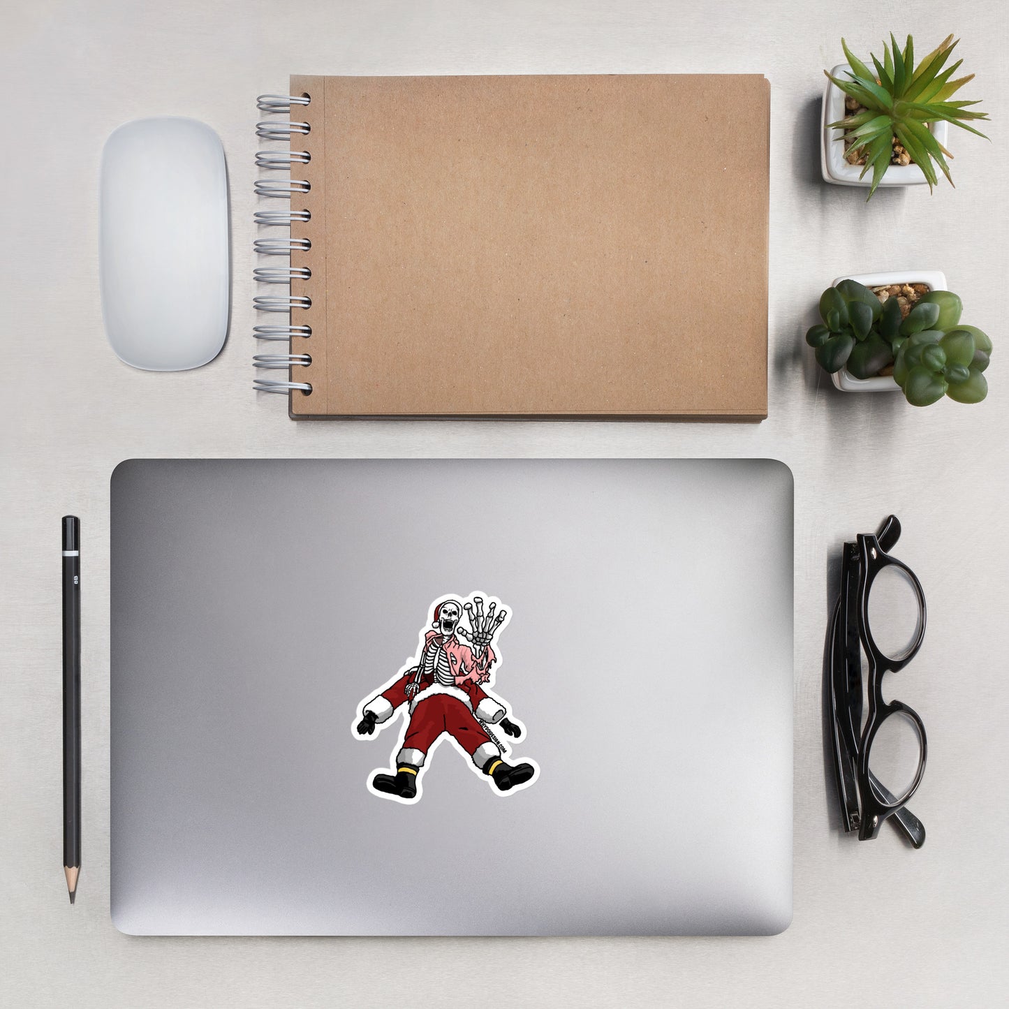 Pop Goes Santa - Bubble-free stickers