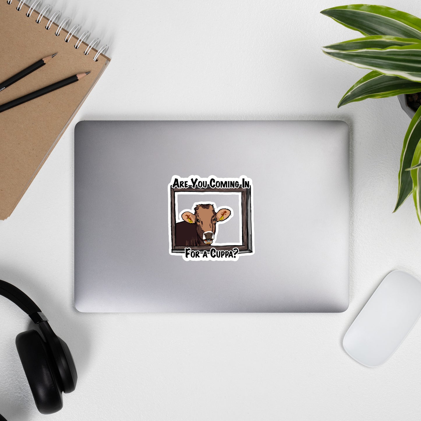 Coming in for a Cuppa? - Bubble-free stickers