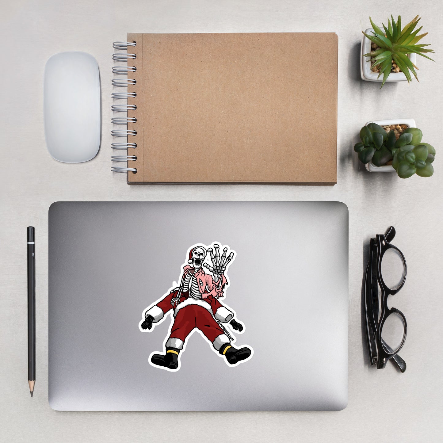 Pop Goes Santa - Bubble-free stickers