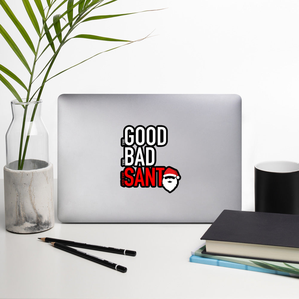 The Good, The Bad And The Santa - Bubble-free stickers