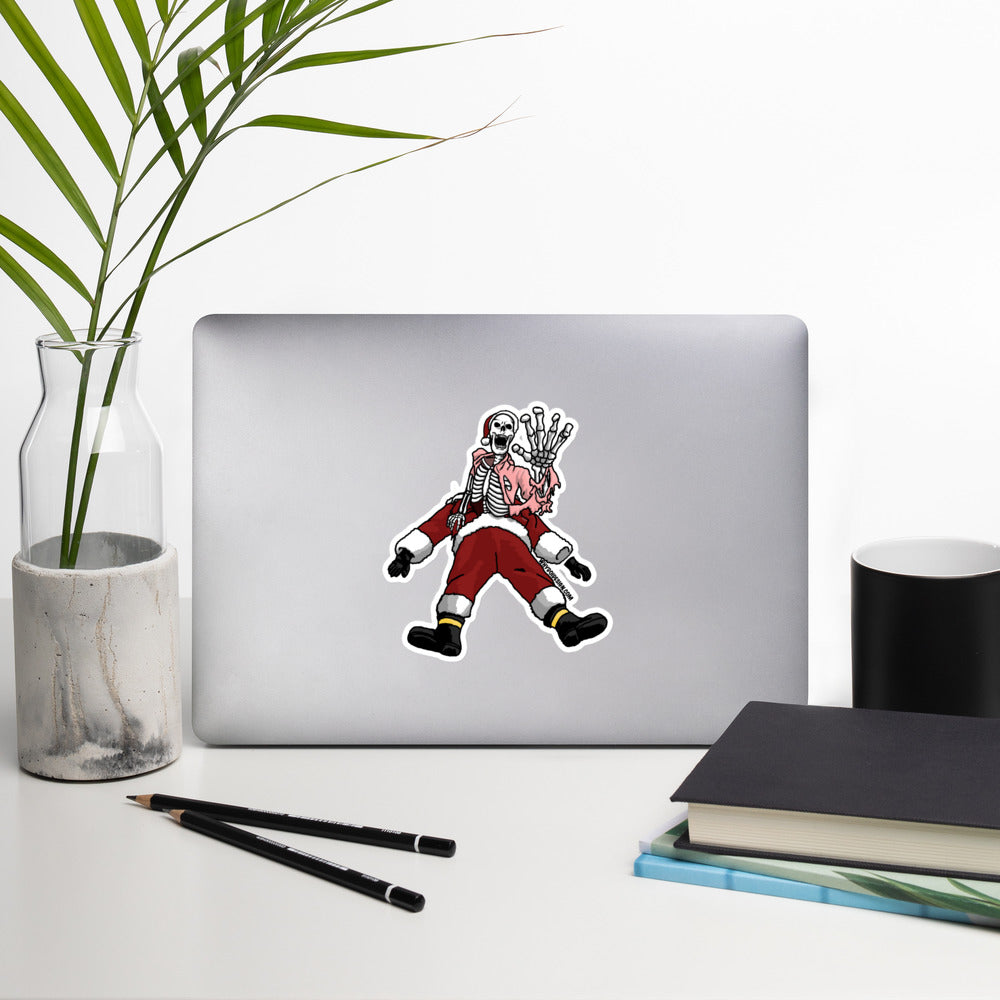 Pop Goes Santa - Bubble-free stickers