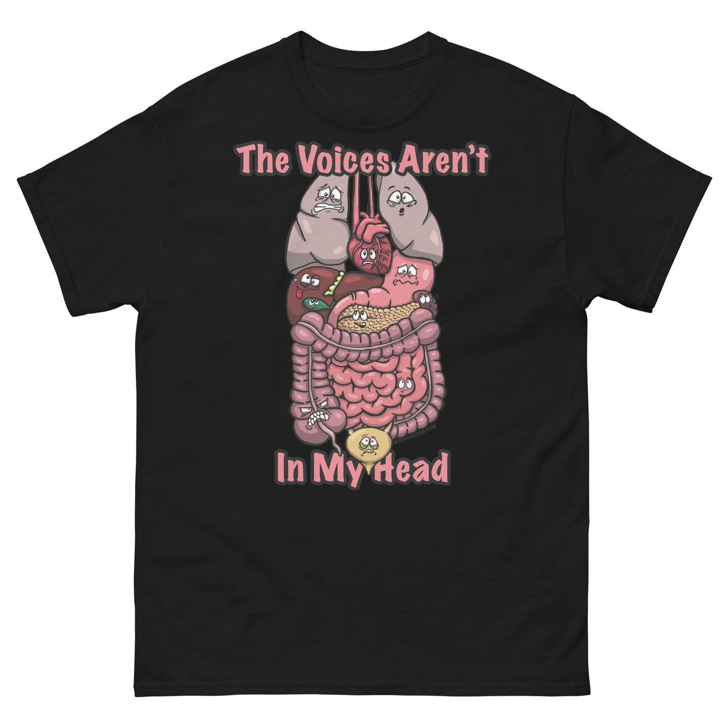 The Voices Aren’t In My Head – Hilarious Body Organ Banter - Unisex classic tee