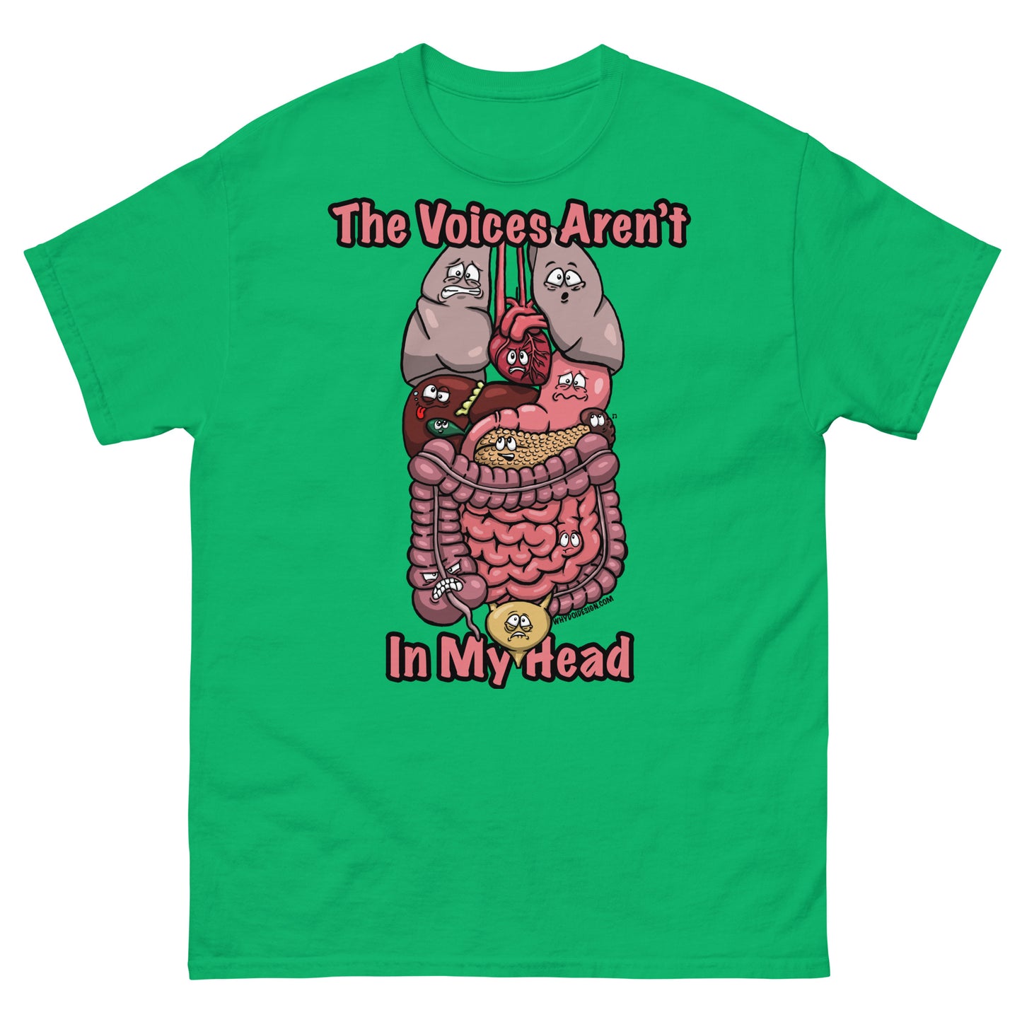 The Voices Aren’t In My Head – Hilarious Body Organ Banter - Unisex classic tee