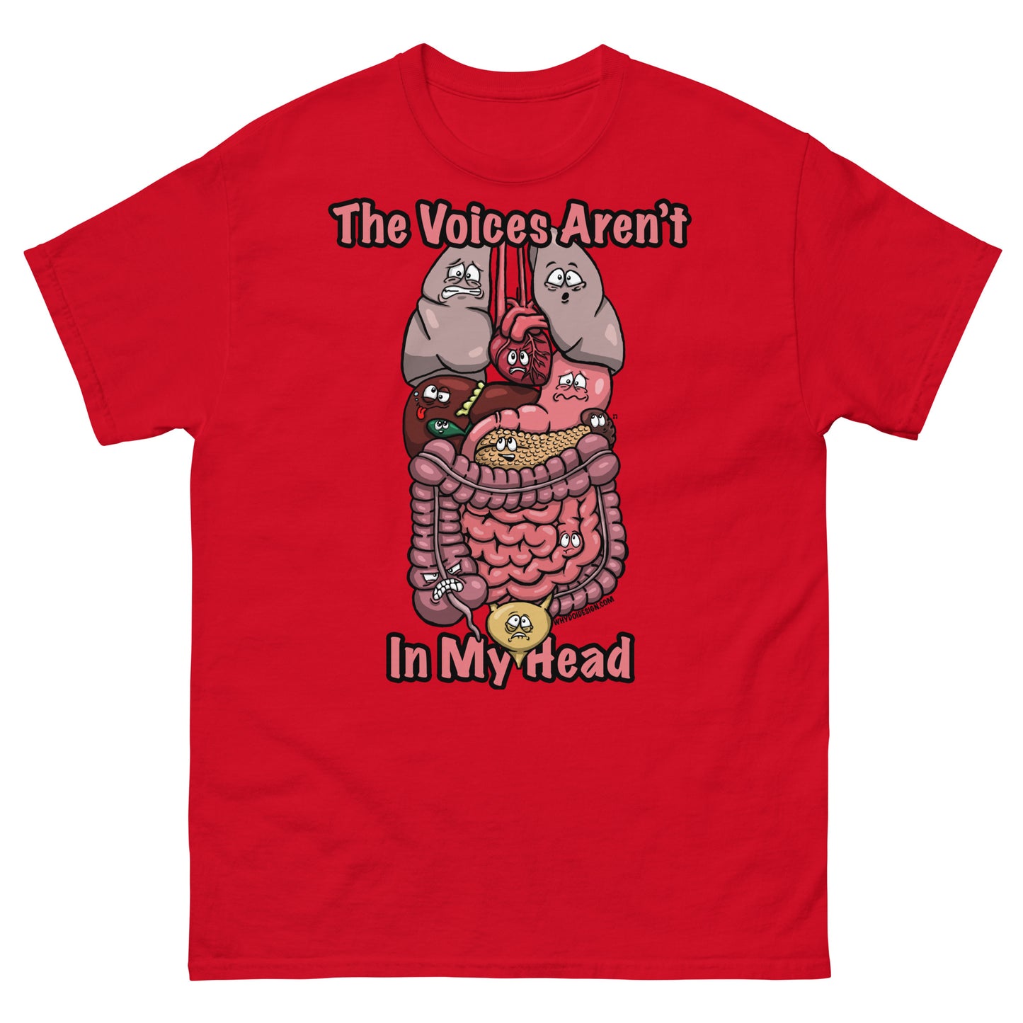 The Voices Aren’t In My Head – Hilarious Body Organ Banter - Unisex classic tee