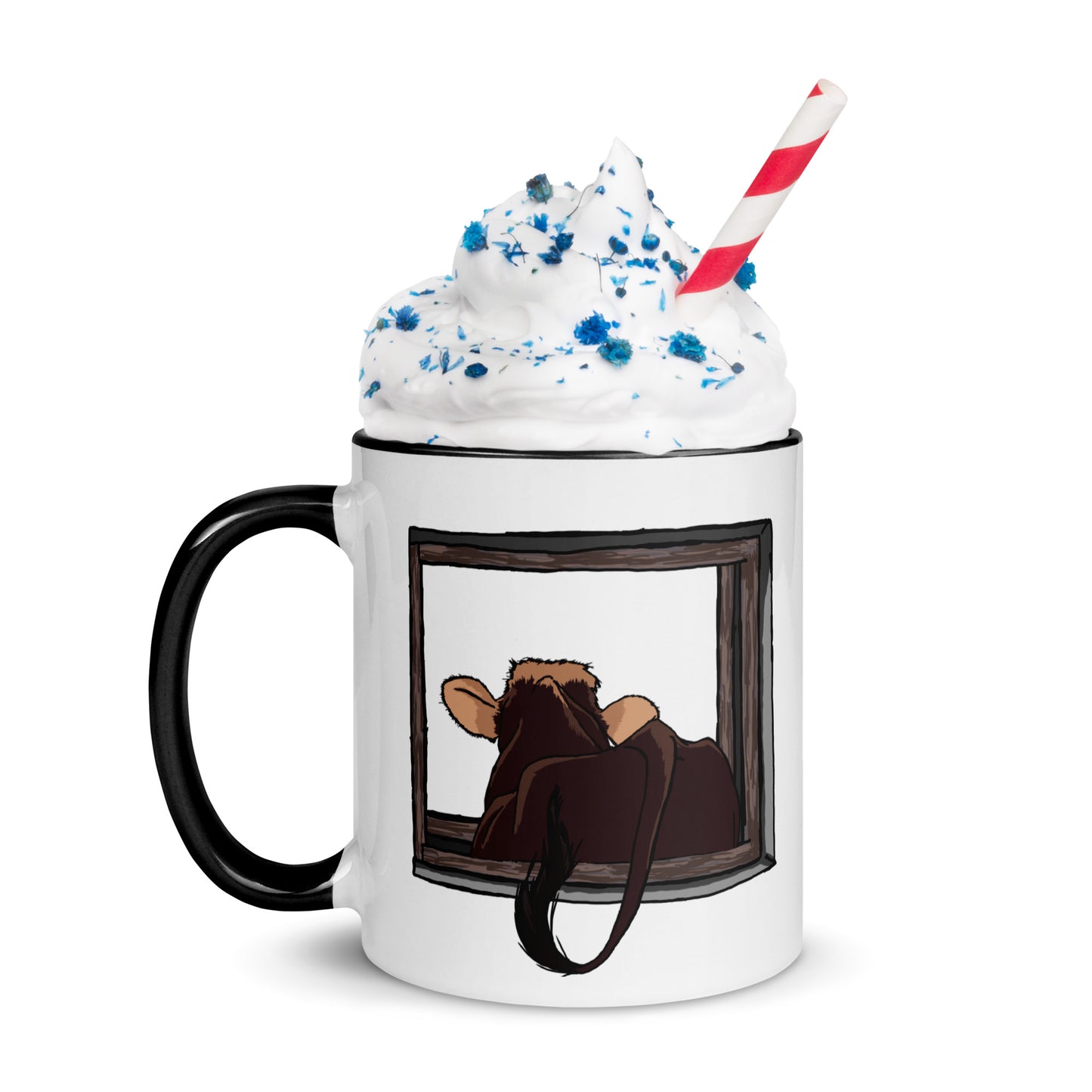Coming in for a Cuppa? - Mug with Color Inside