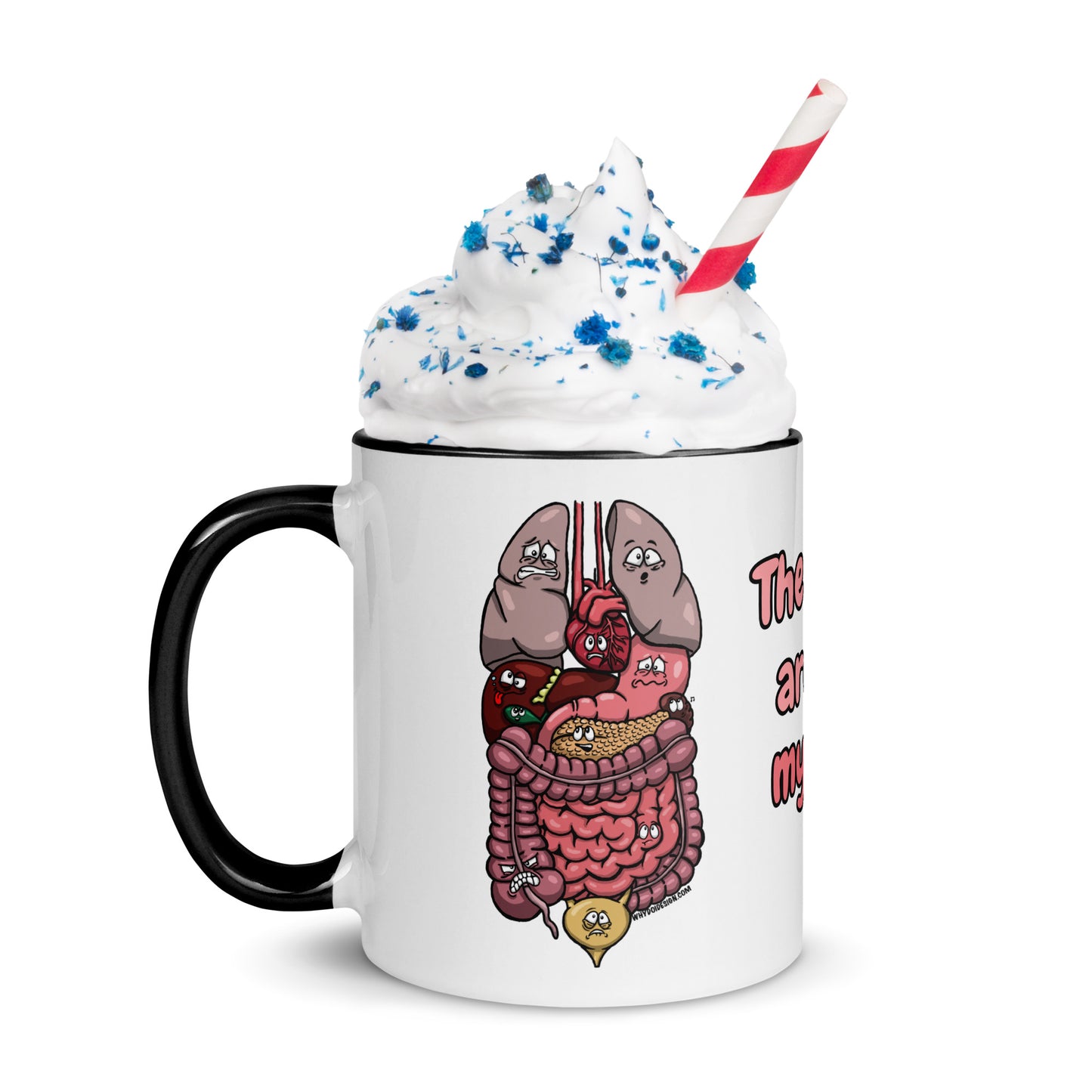 The Voices Aren't In My Head - Mug with Color Inside