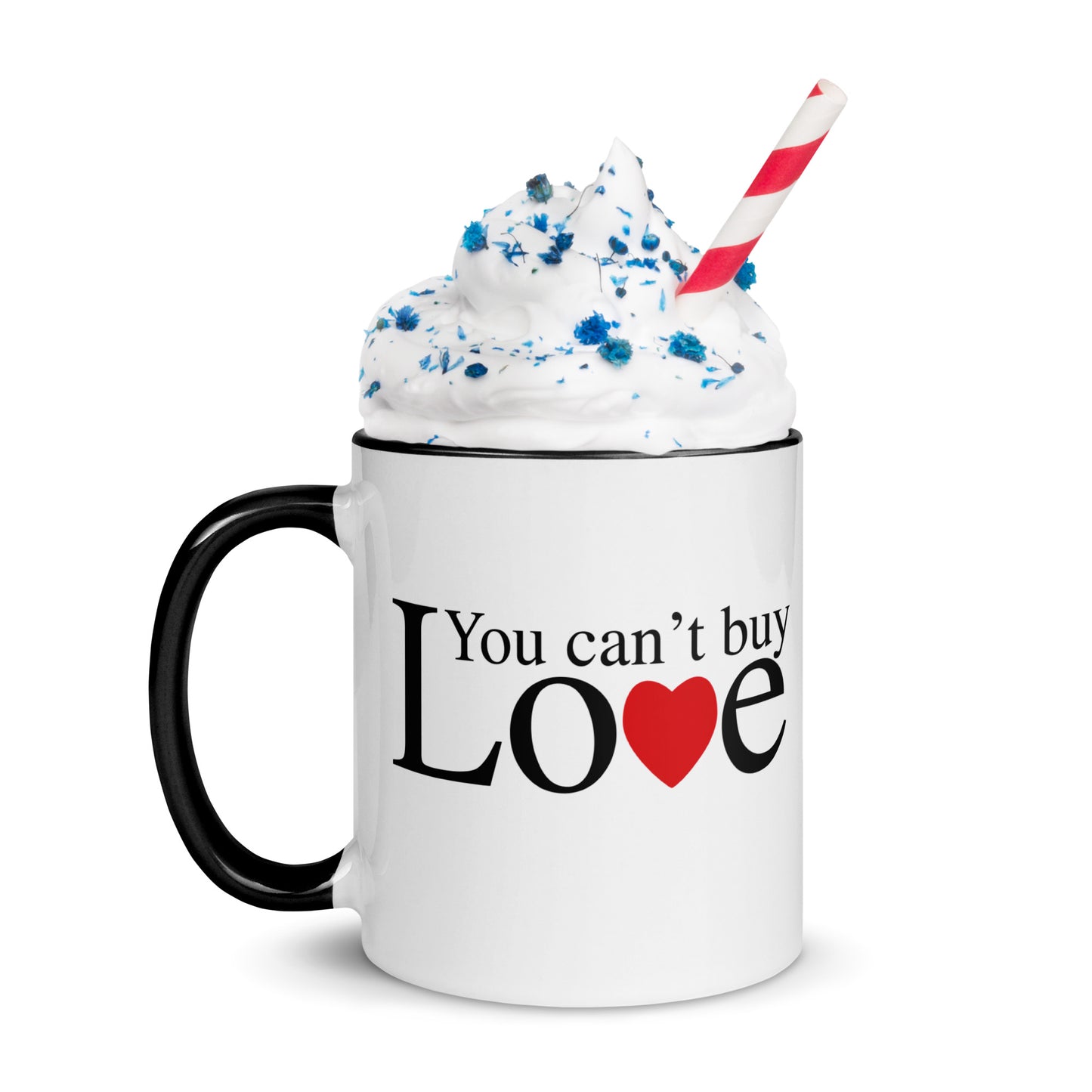 You Can't Buy Love But You Can Buy Chocolate - Mug with Color Inside