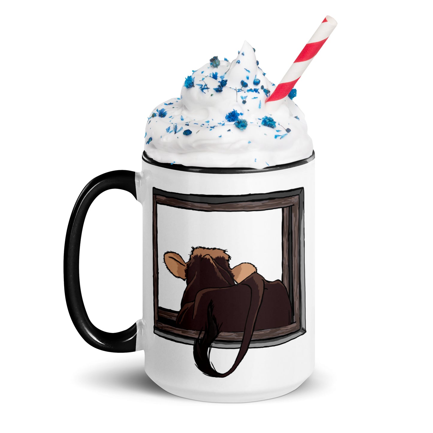 Coming in for a Cuppa? - Mug with Color Inside