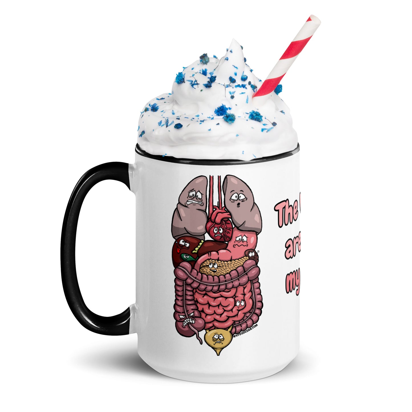 The Voices Aren't In My Head - Mug with Color Inside
