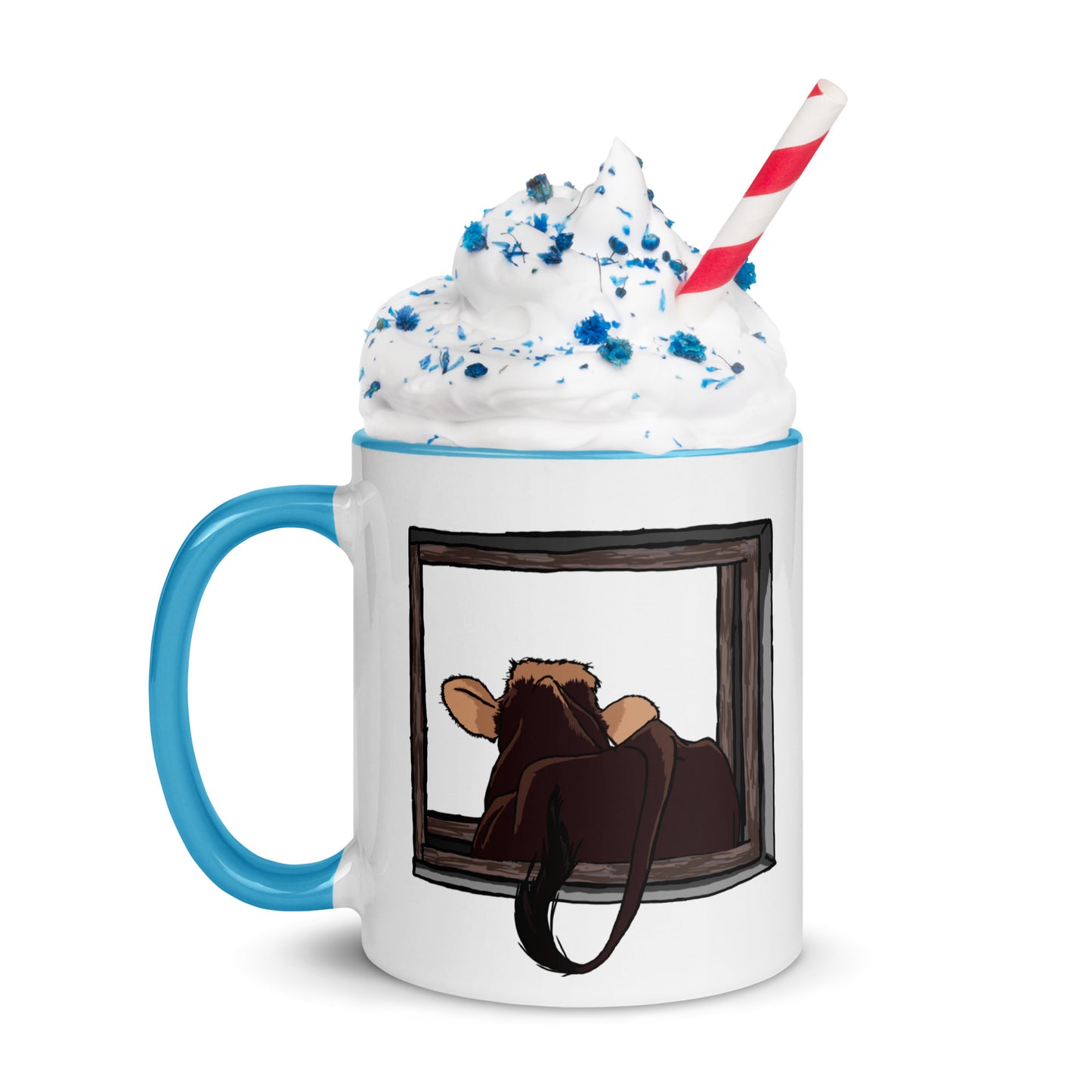 Coming in for a Cuppa? - Mug with Color Inside
