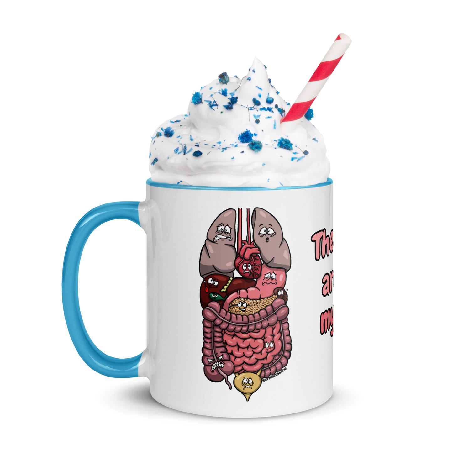 The Voices Aren't In My Head - Mug with Color Inside
