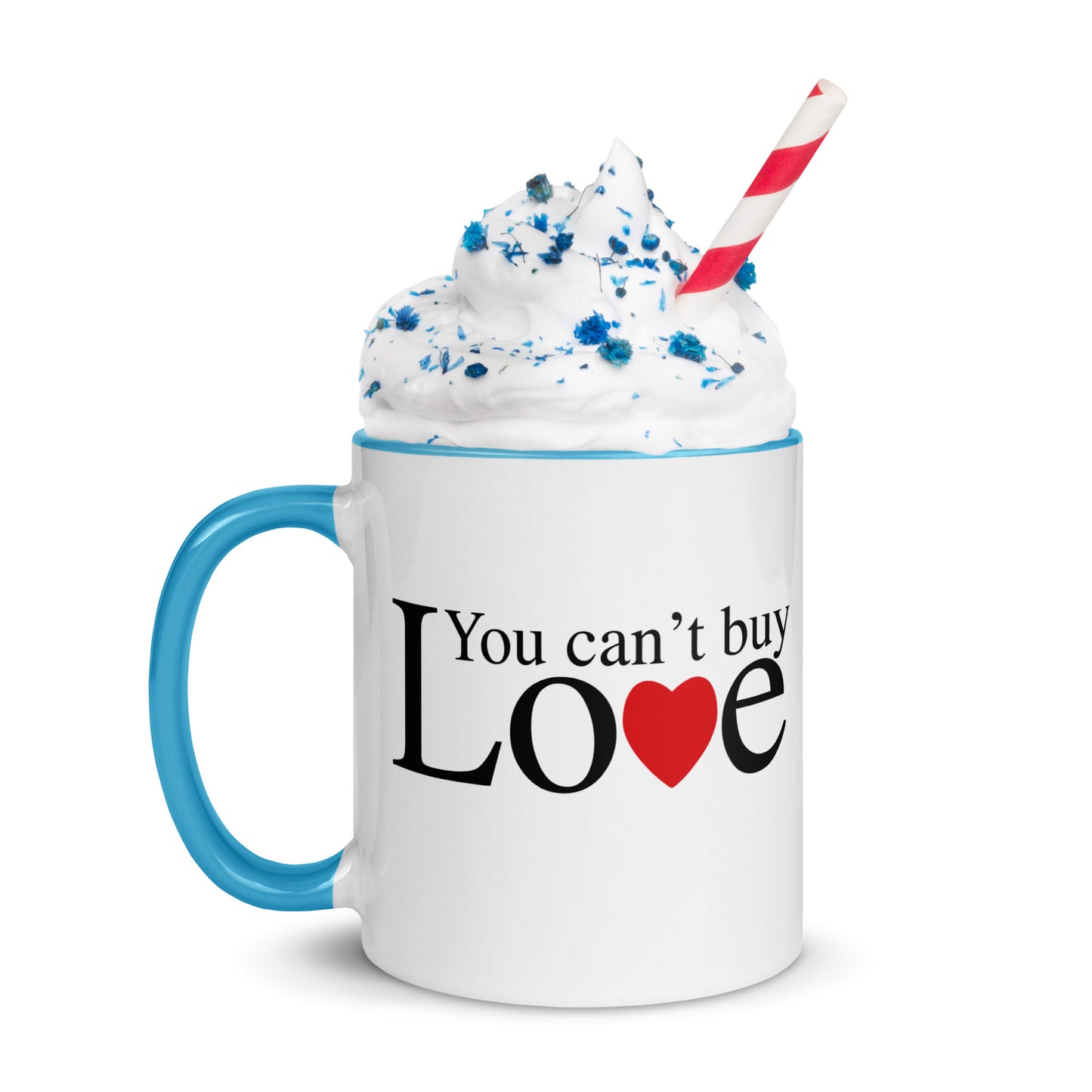 You Can't Buy Love But You Can Buy Chocolate - Mug with Color Inside
