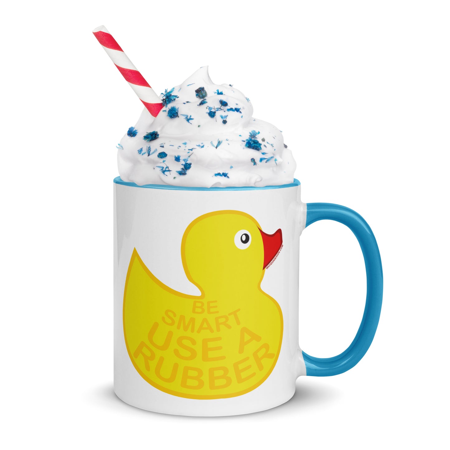 Use A Rubber Ducky - Mug with Color Inside