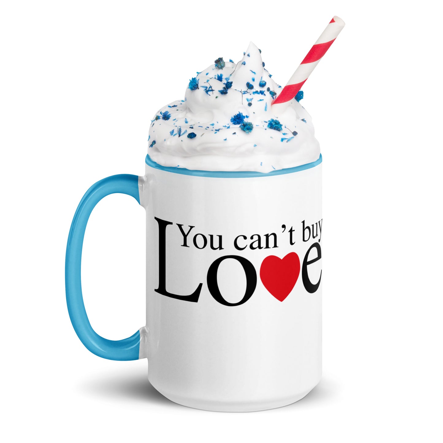 You Can't Buy Love But You Can Buy Chocolate - Mug with Color Inside