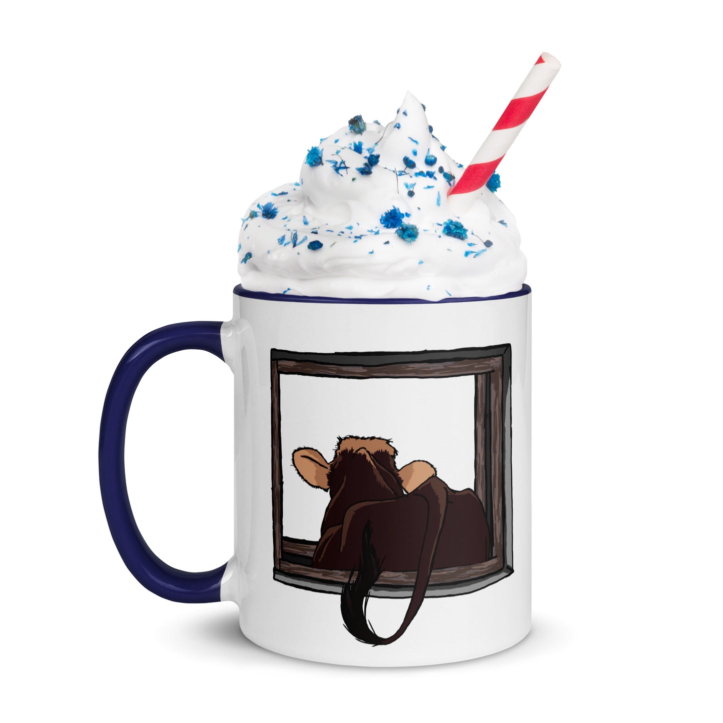 Coming in for a Cuppa? - Mug with Color Inside