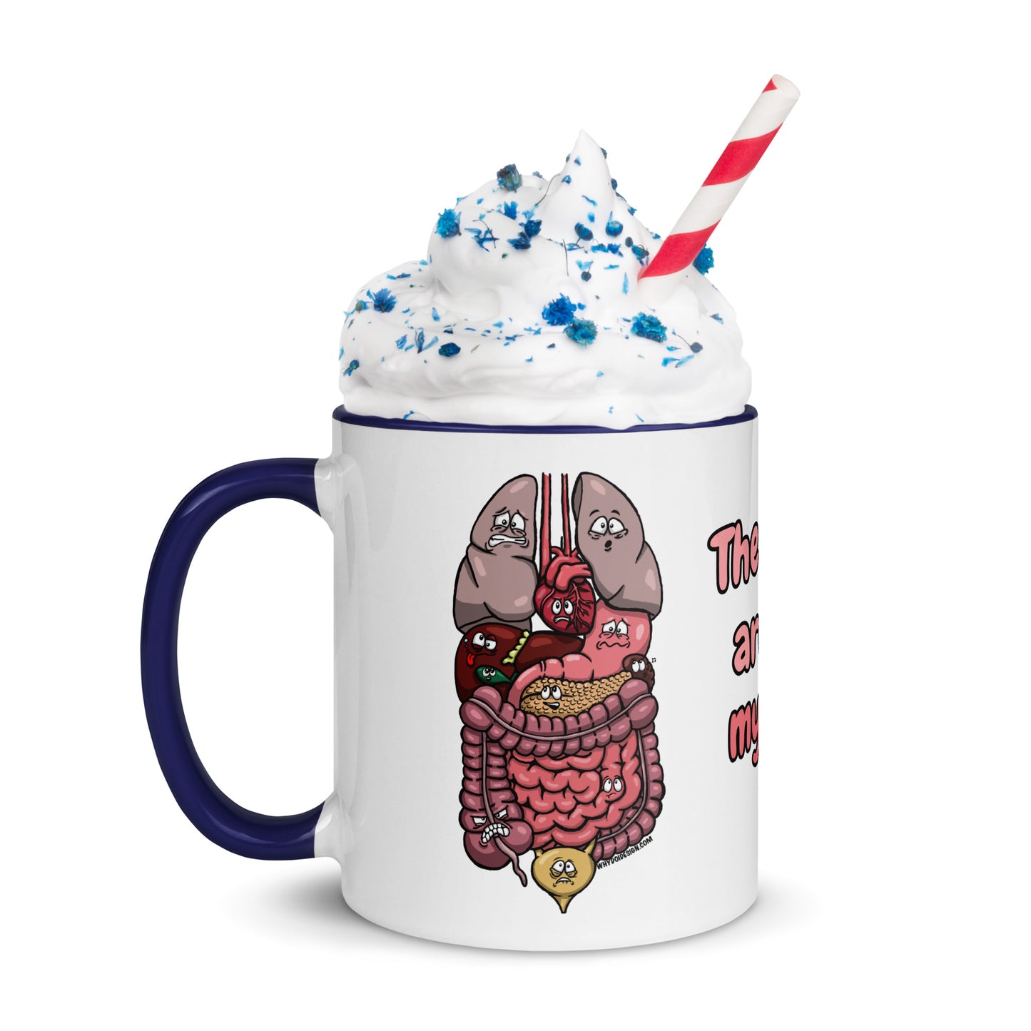 The Voices Aren't In My Head - Mug with Color Inside