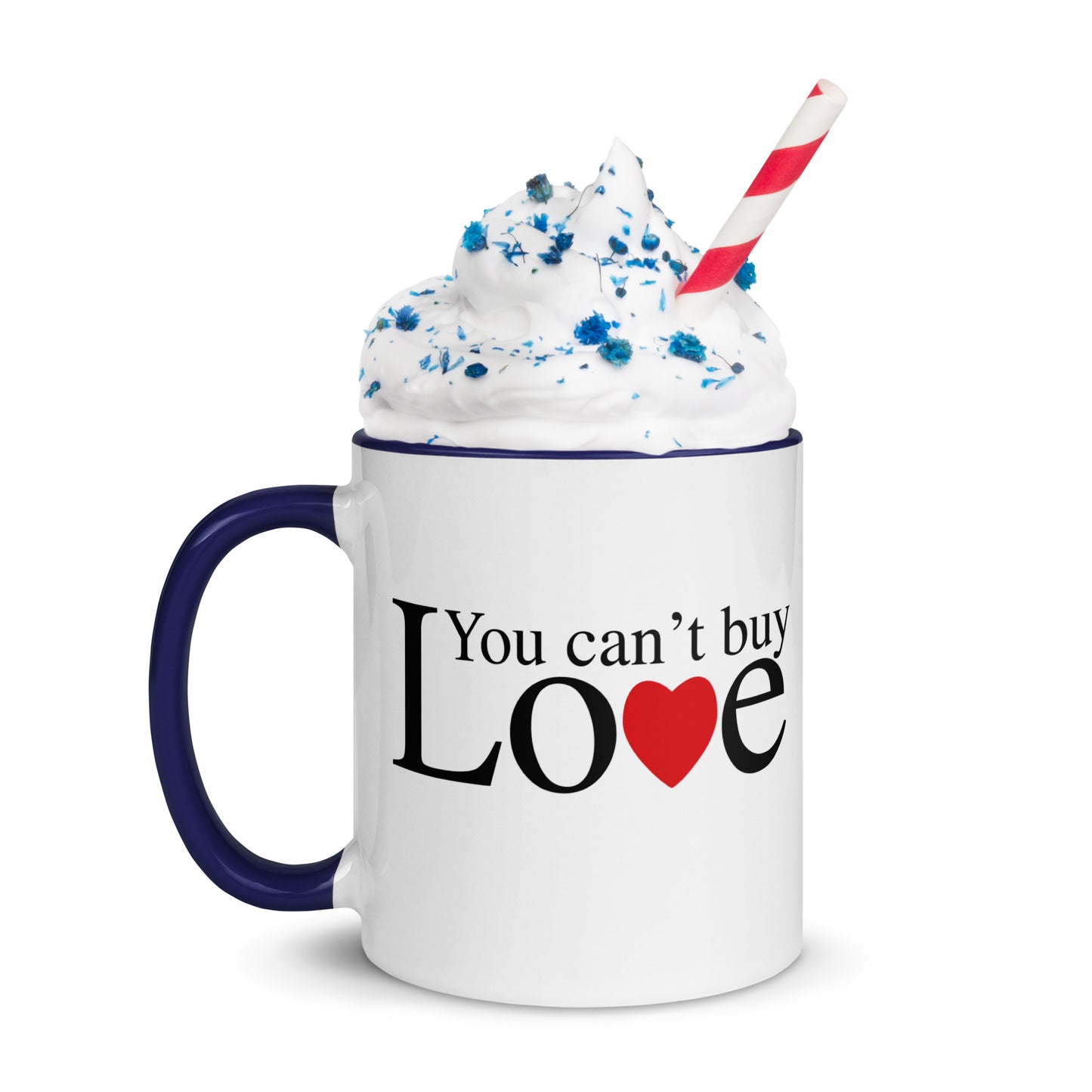 You Can't Buy Love But You Can Buy Chocolate - Mug with Color Inside