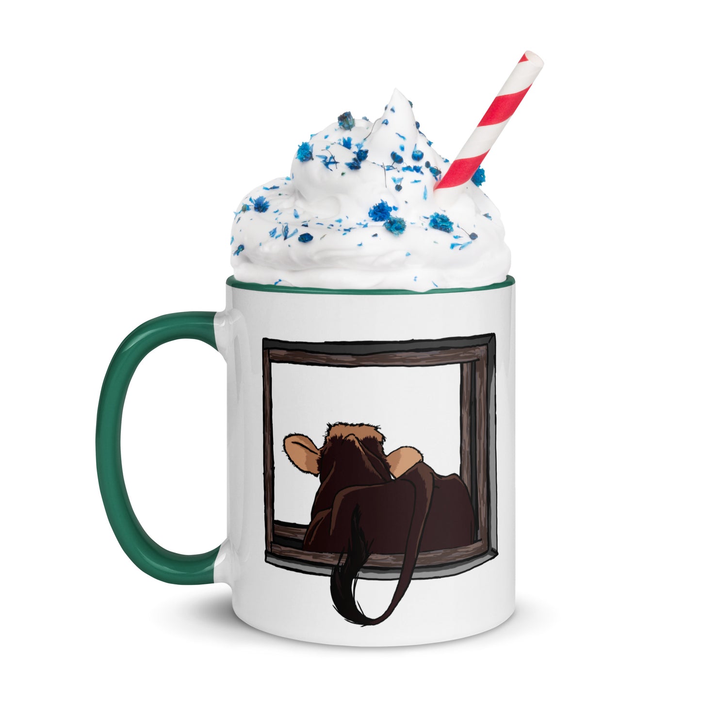 Coming in for a Cuppa? - Mug with Color Inside