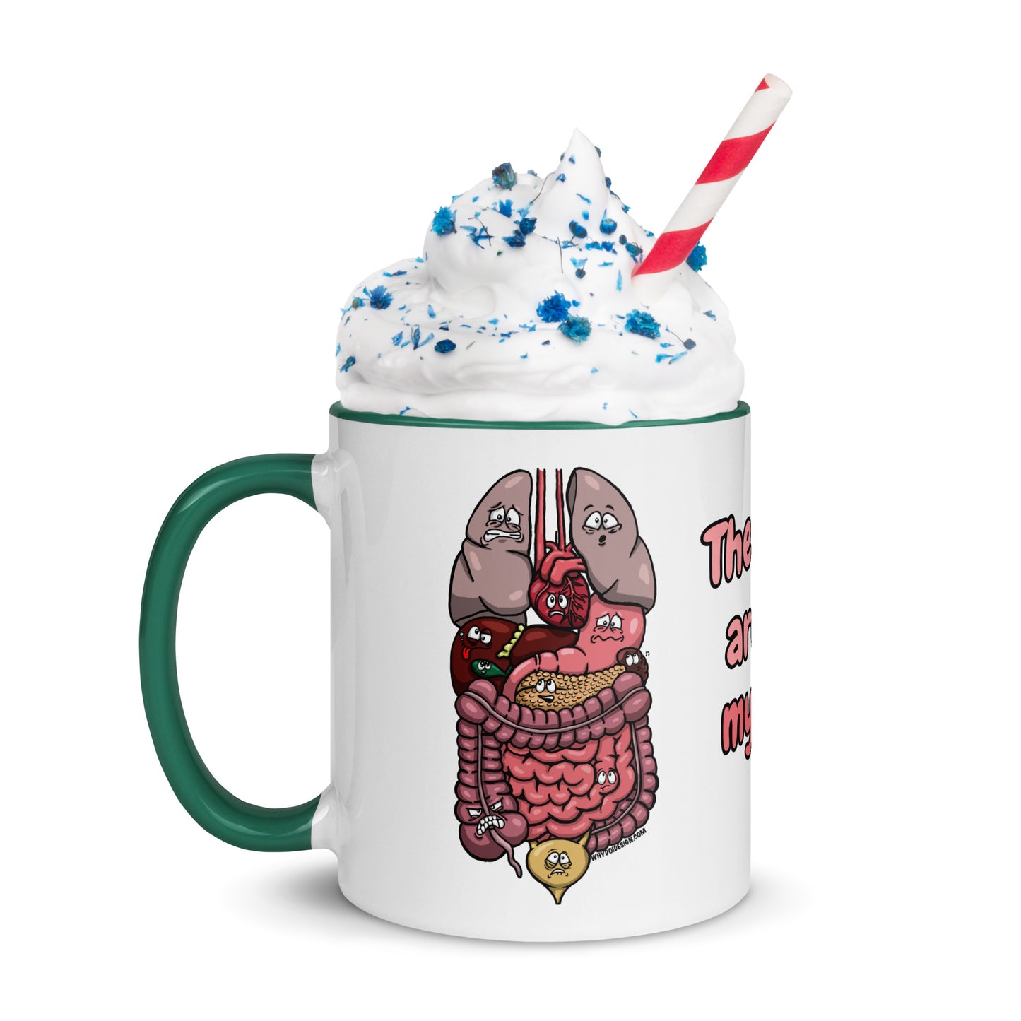 The Voices Aren't In My Head - Mug with Color Inside