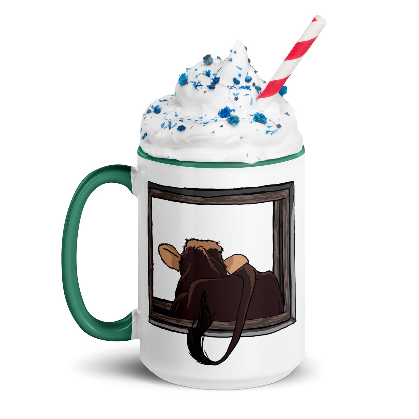 Coming in for a Cuppa? - Mug with Color Inside