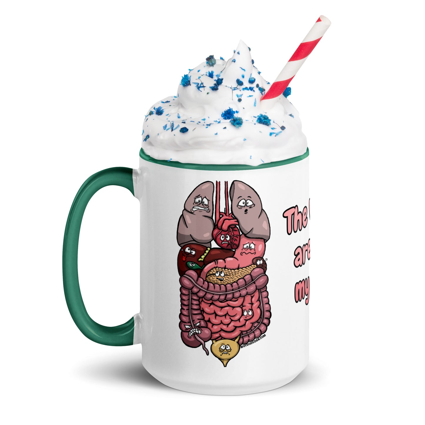 The Voices Aren't In My Head - Mug with Color Inside