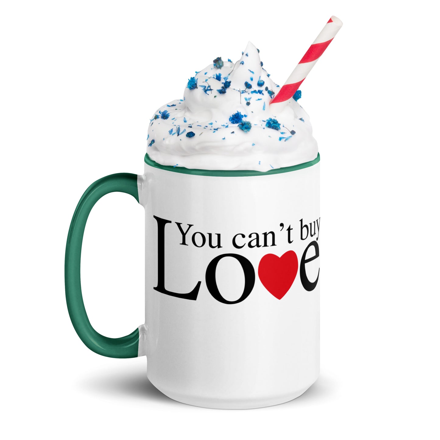 You Can't Buy Love But You Can Buy Chocolate - Mug with Color Inside