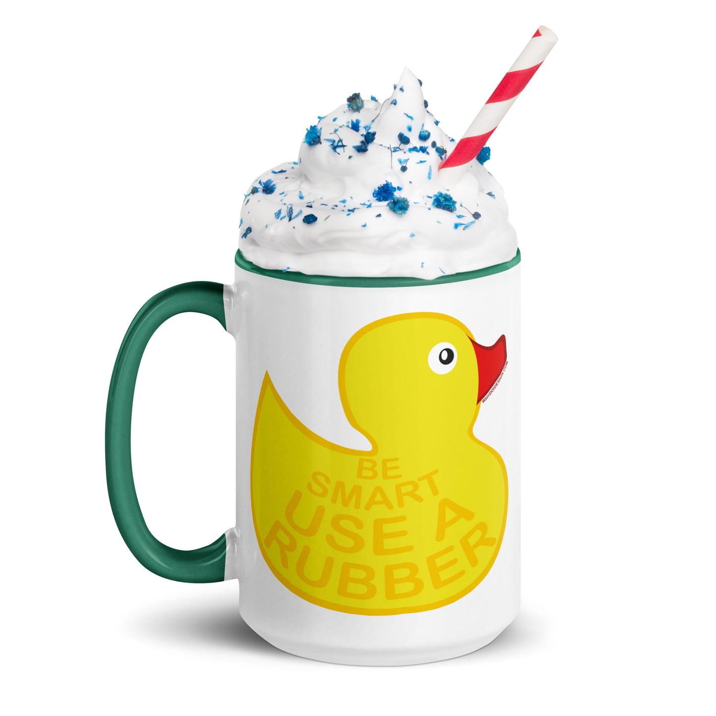 Use A Rubber Ducky - Mug with Color Inside