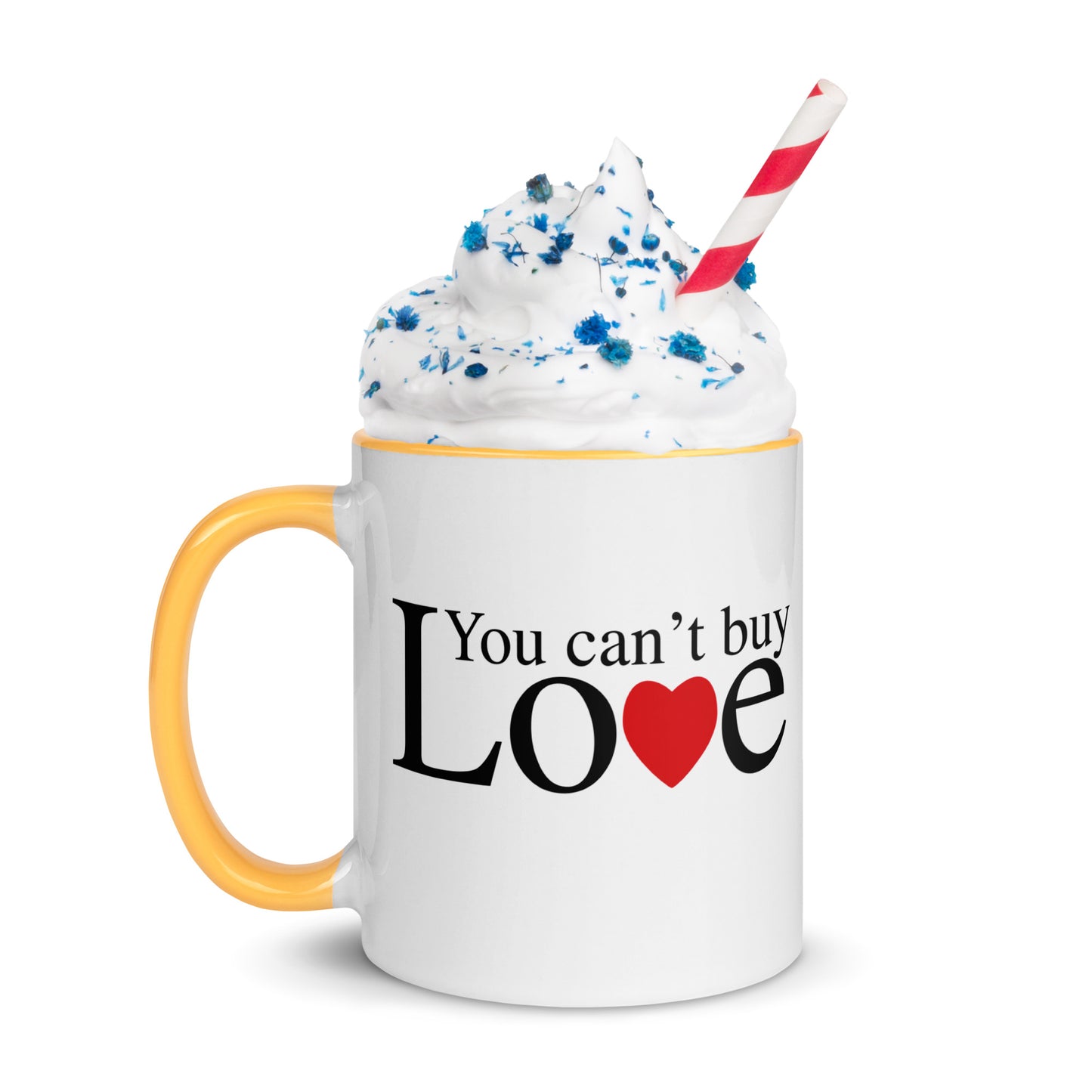 You Can't Buy Love But You Can Buy Chocolate - Mug with Color Inside