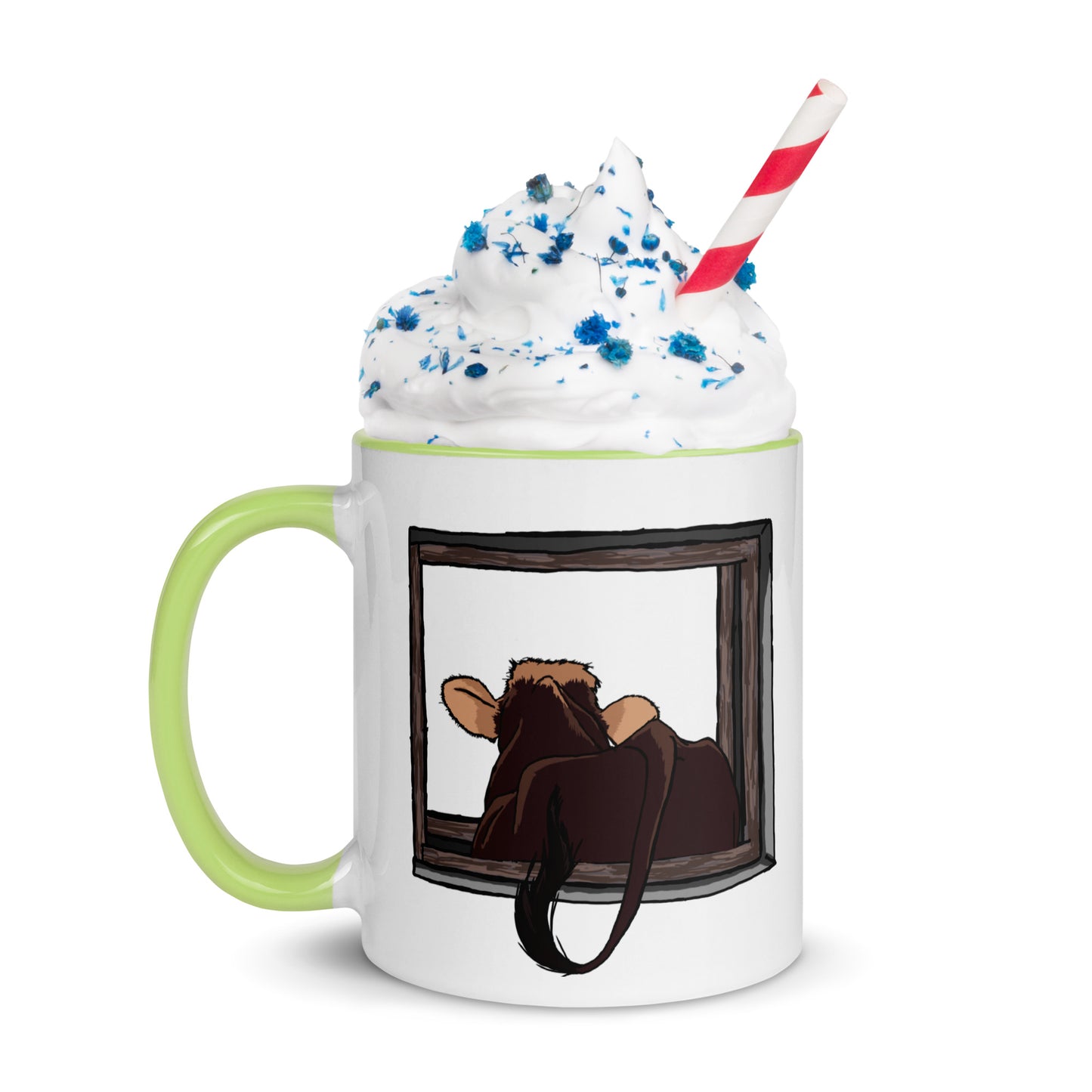 Coming in for a Cuppa? - Mug with Color Inside
