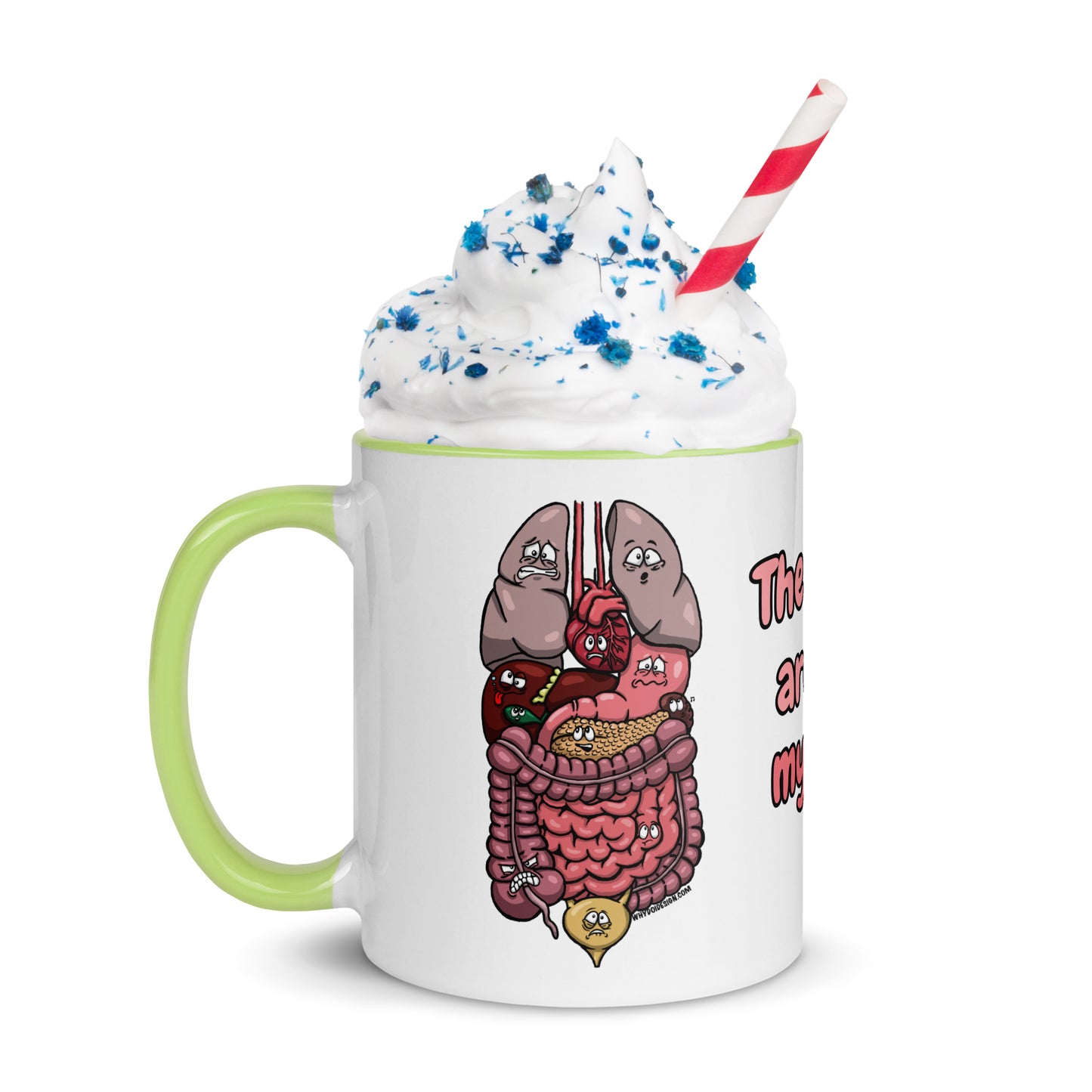 The Voices Aren't In My Head - Mug with Color Inside