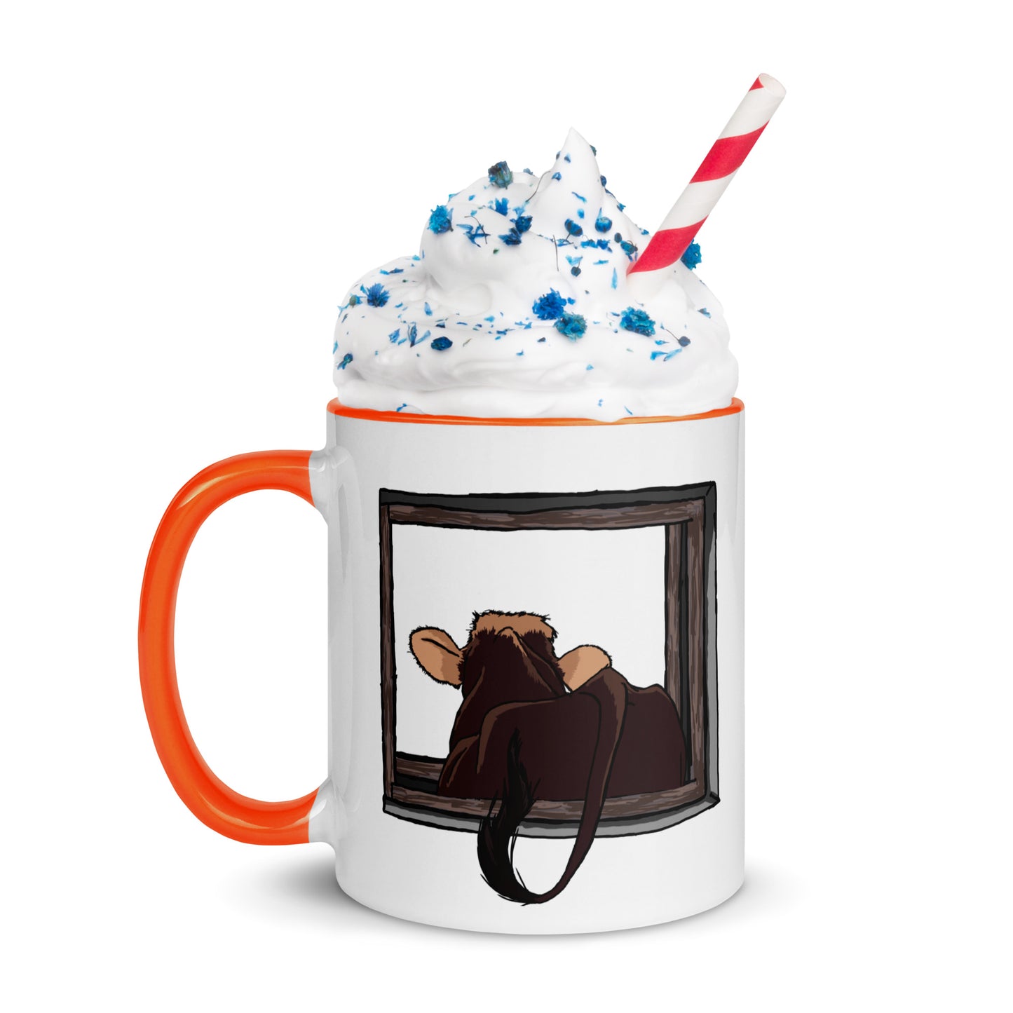 Coming in for a Cuppa? - Mug with Color Inside