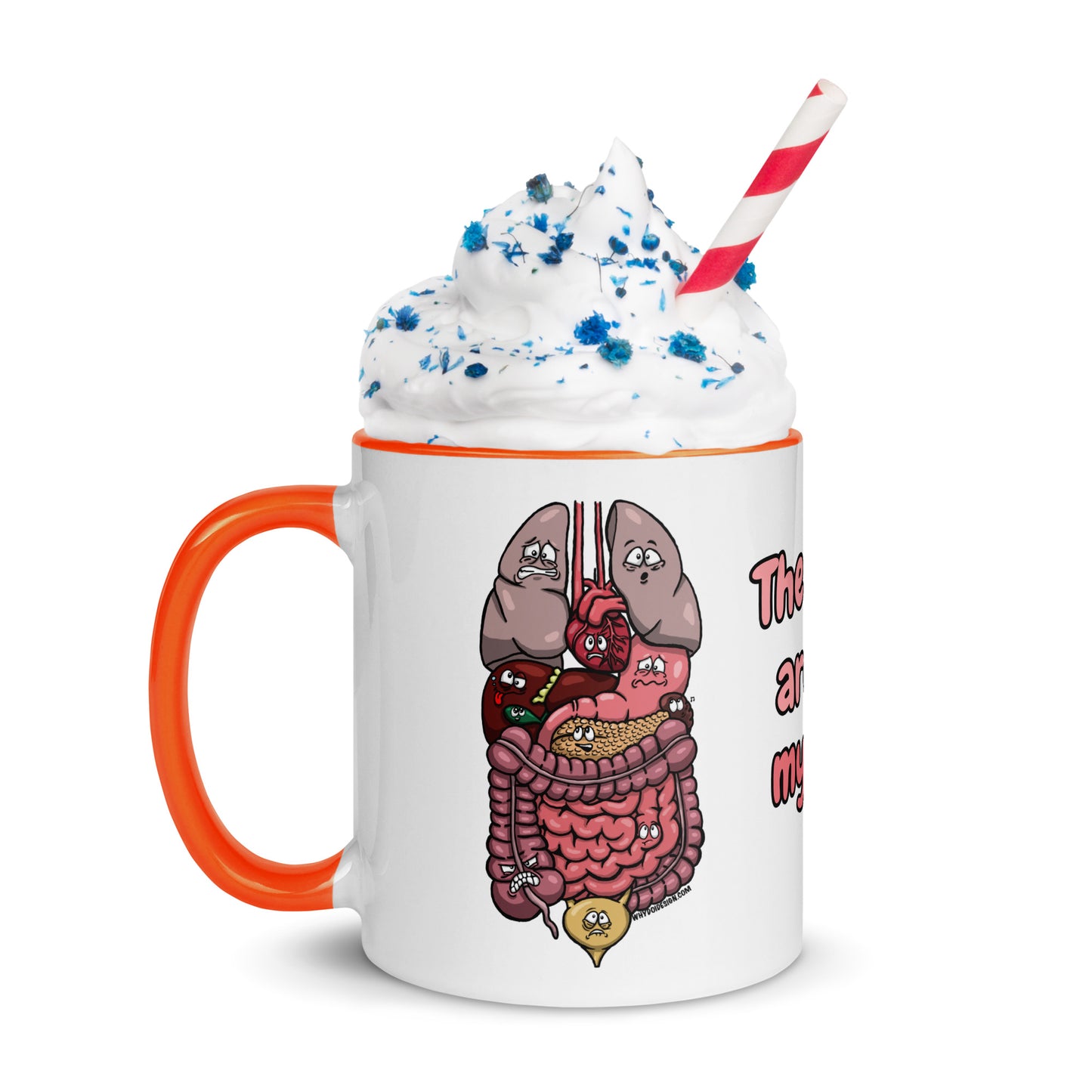 The Voices Aren't In My Head - Mug with Color Inside