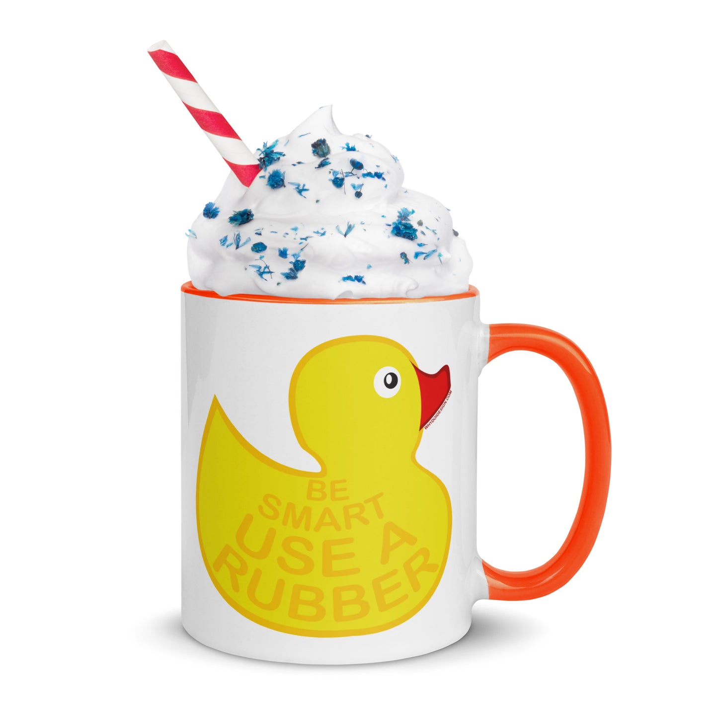 Use A Rubber Ducky - Mug with Color Inside