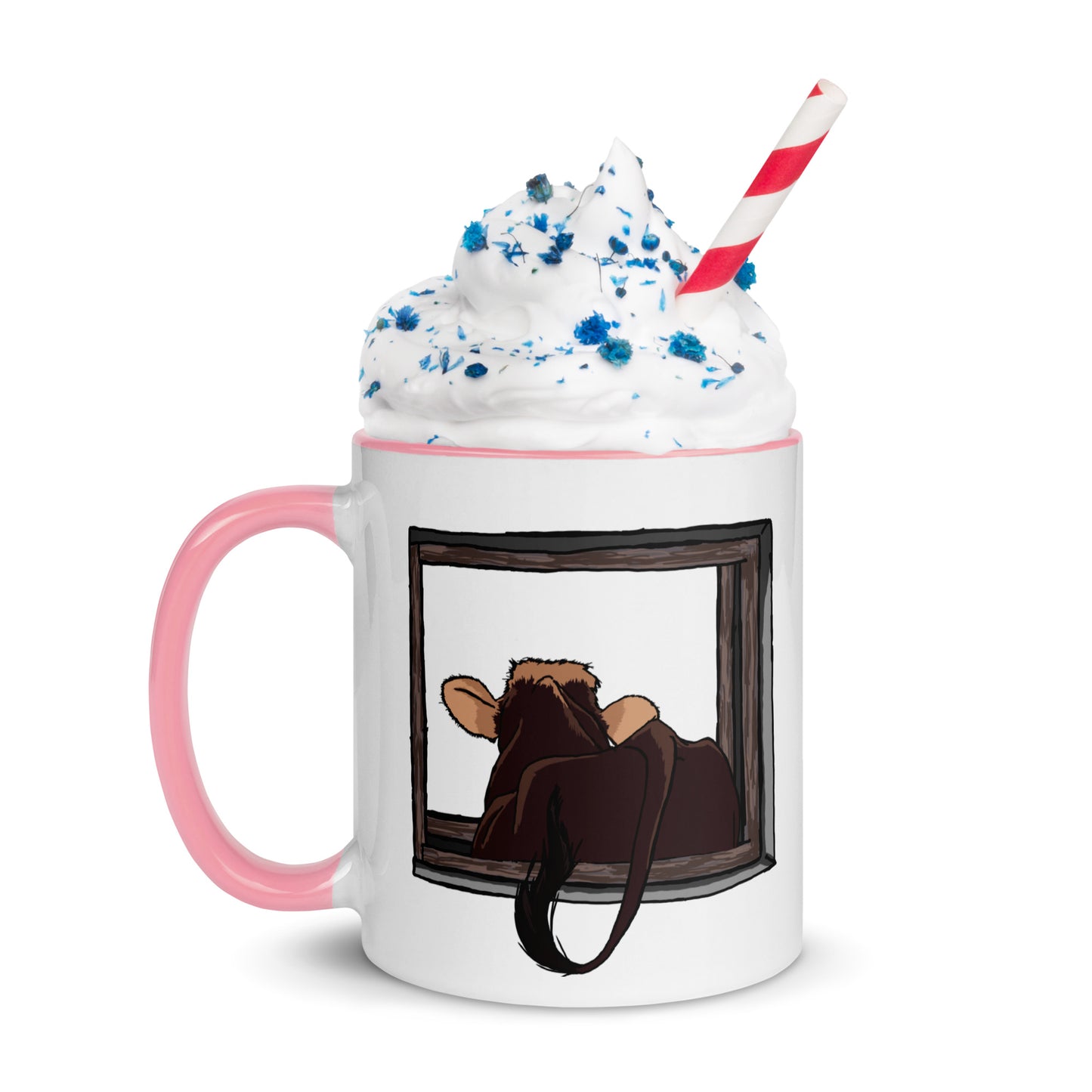 Coming in for a Cuppa? - Mug with Color Inside