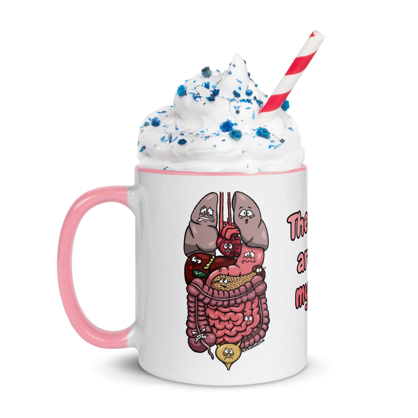 The Voices Aren't In My Head - Mug with Color Inside