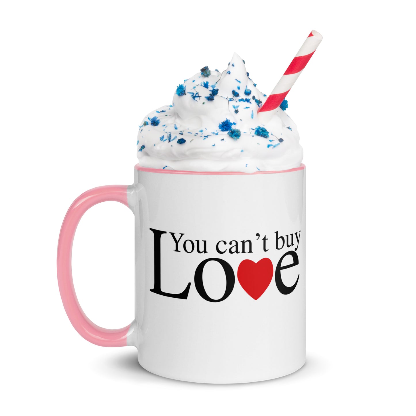 You Can't Buy Love But You Can Buy Chocolate - Mug with Color Inside