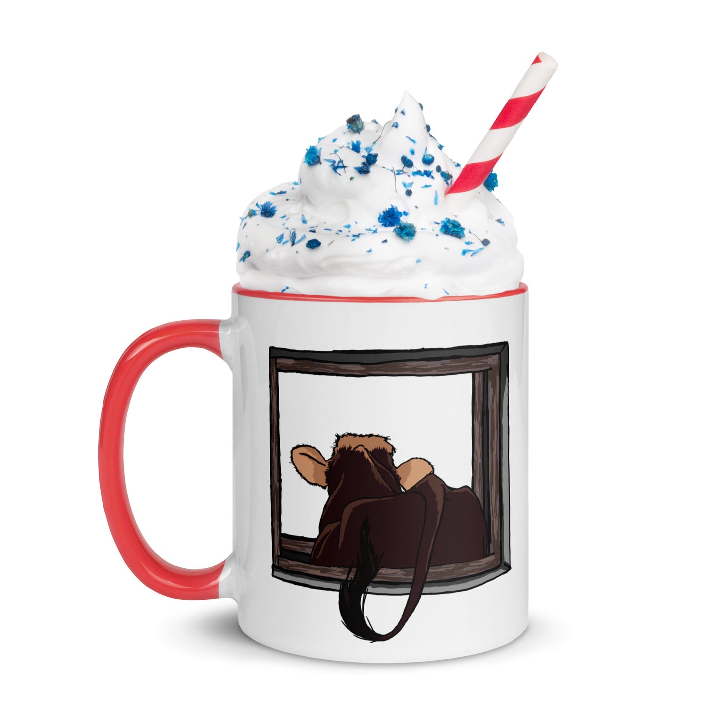 Coming in for a Cuppa? - Mug with Color Inside