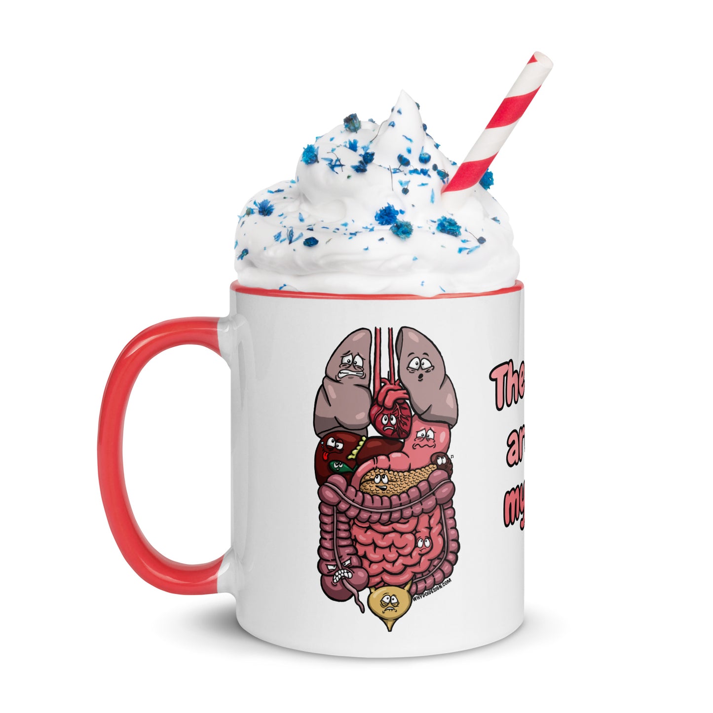 The Voices Aren't In My Head - Mug with Color Inside