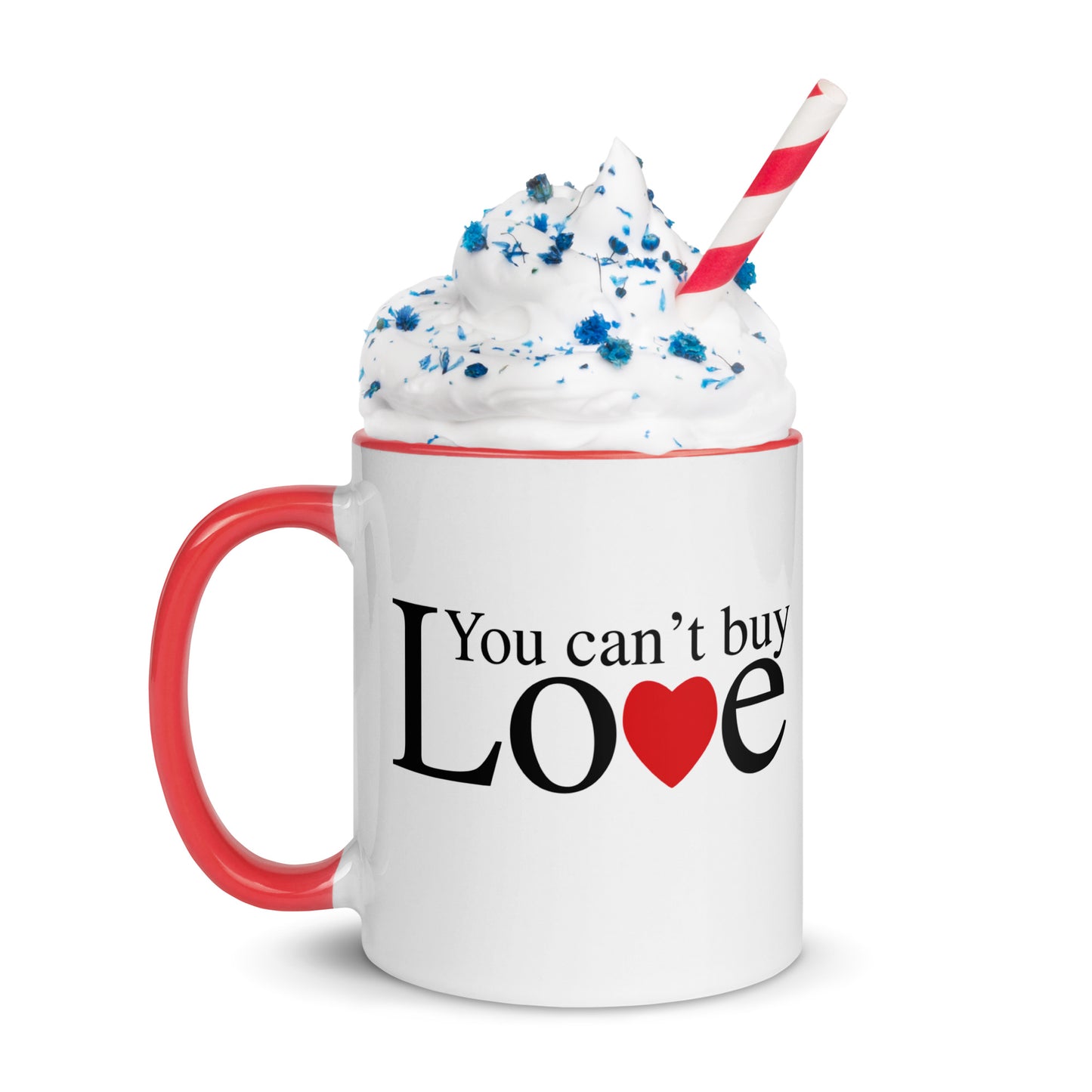 You Can't Buy Love But You Can Buy Chocolate - Mug with Color Inside