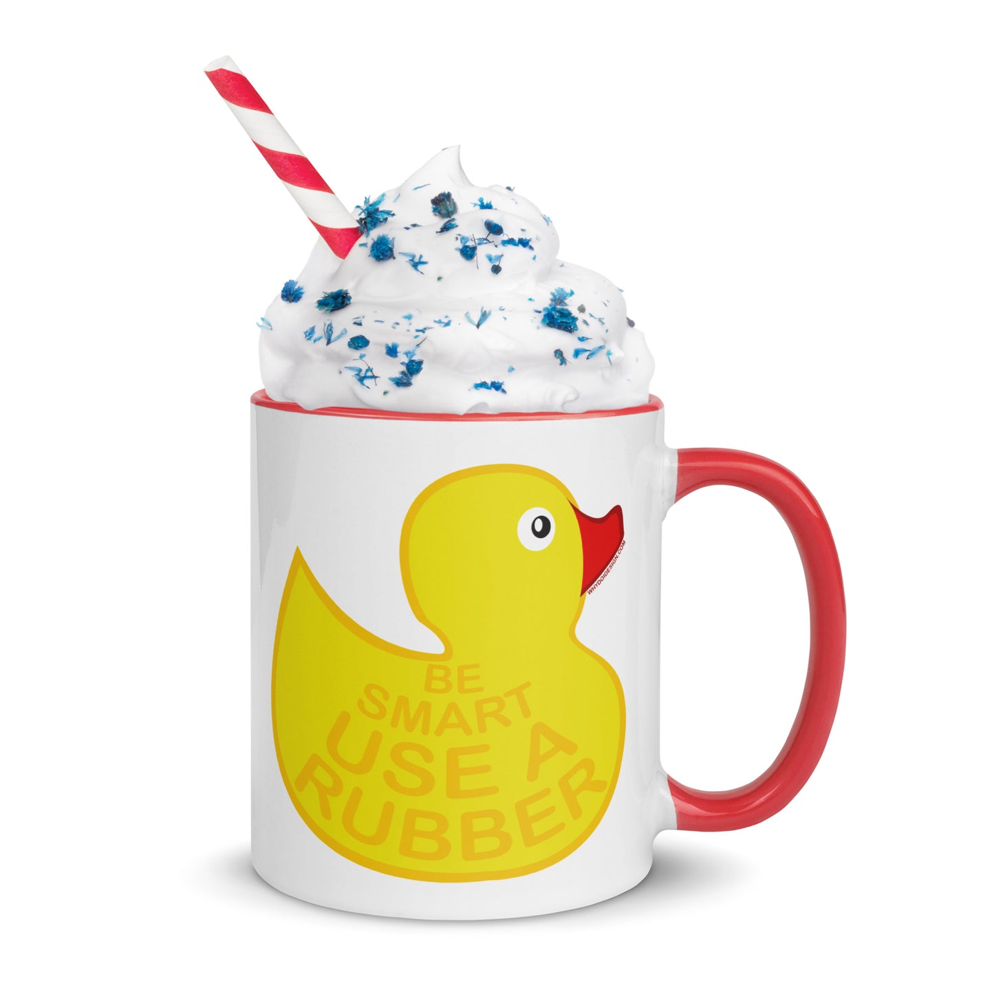 Use A Rubber Ducky - Mug with Color Inside