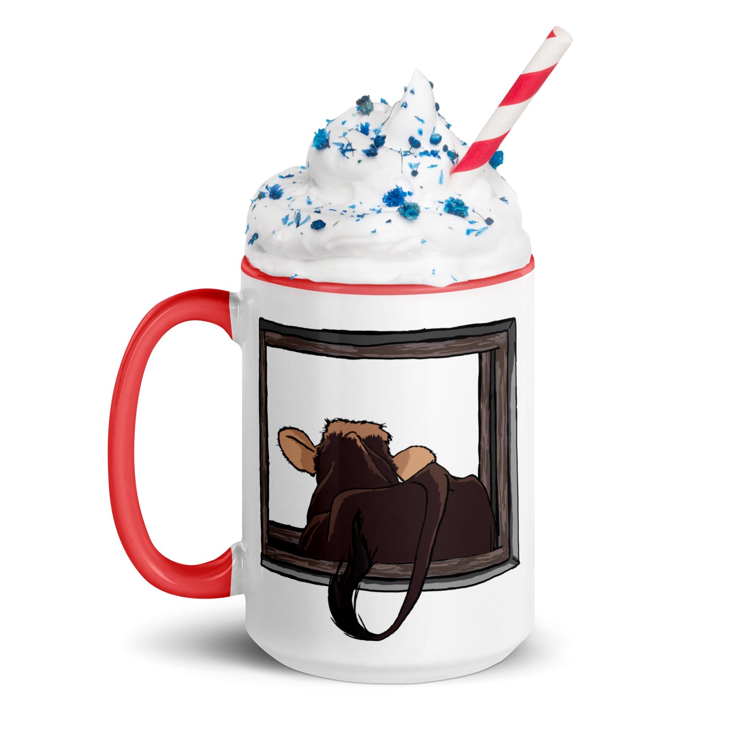 Coming in for a Cuppa? - Mug with Color Inside