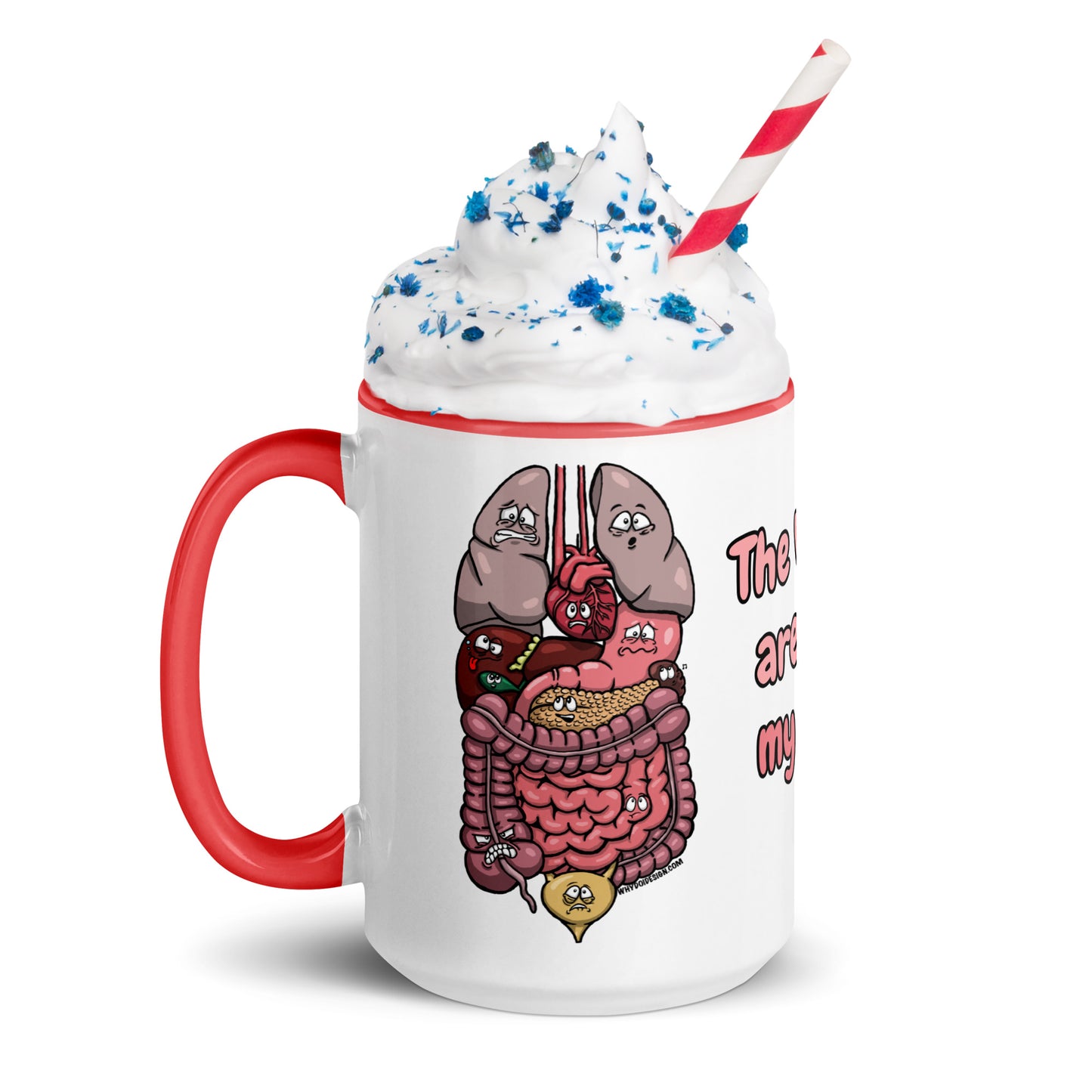 The Voices Aren't In My Head - Mug with Color Inside