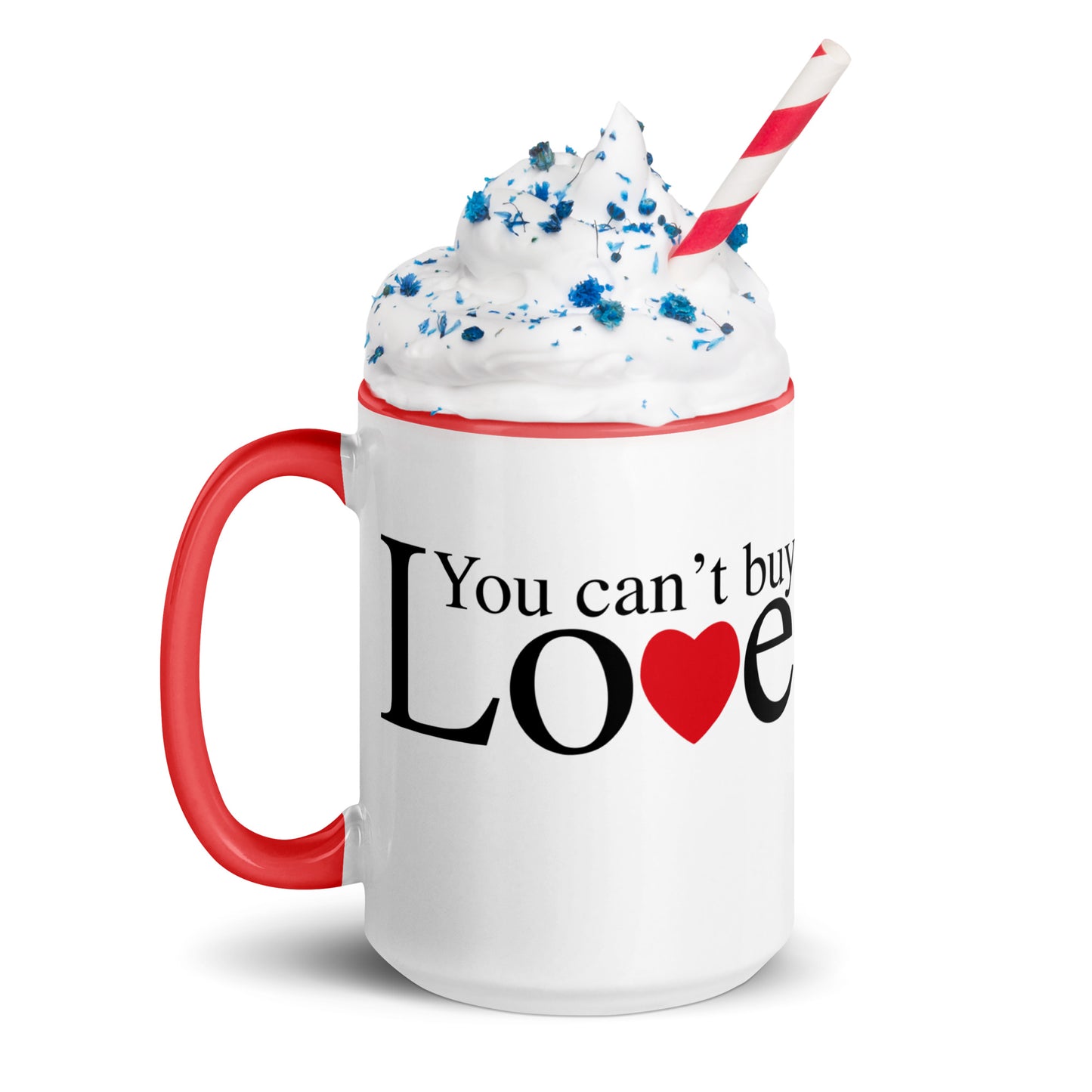 You Can't Buy Love But You Can Buy Chocolate - Mug with Color Inside