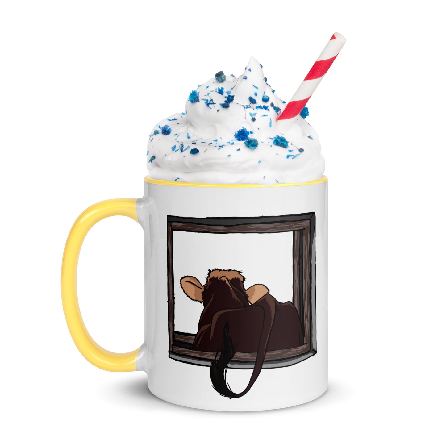 Coming in for a Cuppa? - Mug with Color Inside