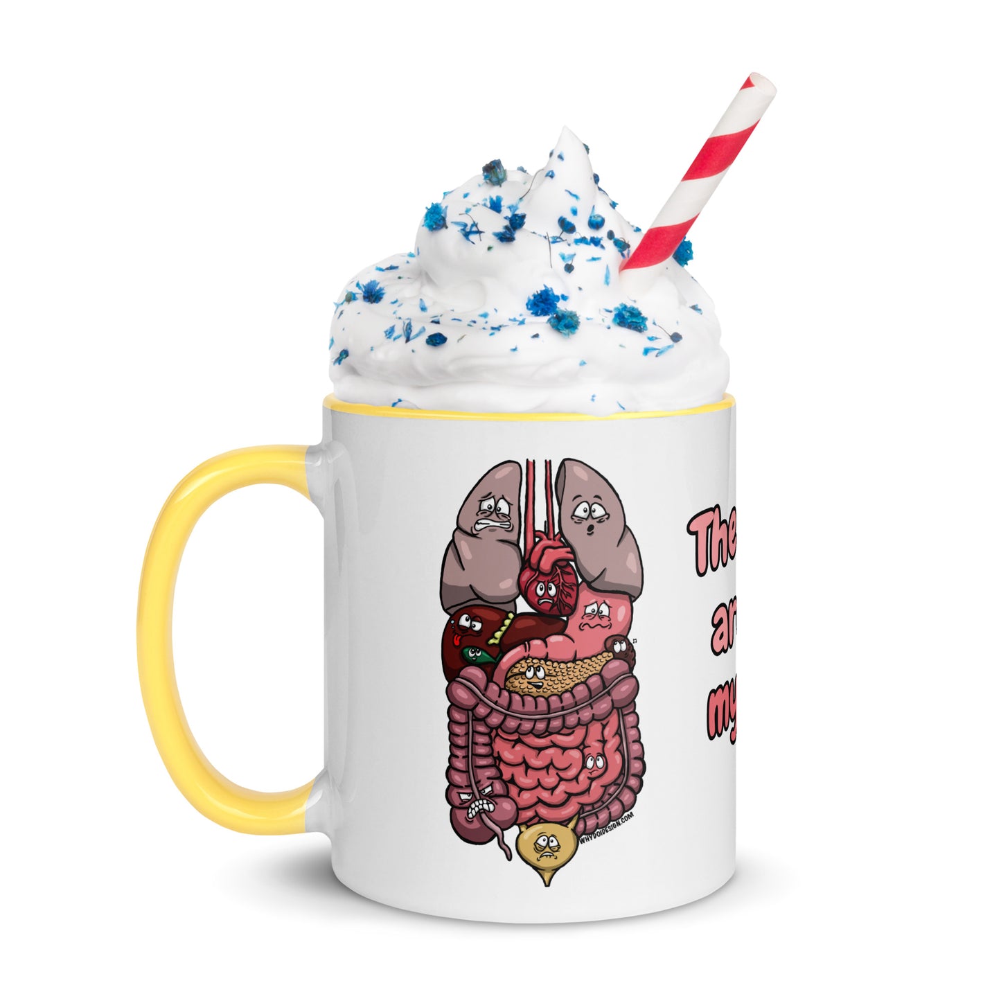 The Voices Aren't In My Head - Mug with Color Inside
