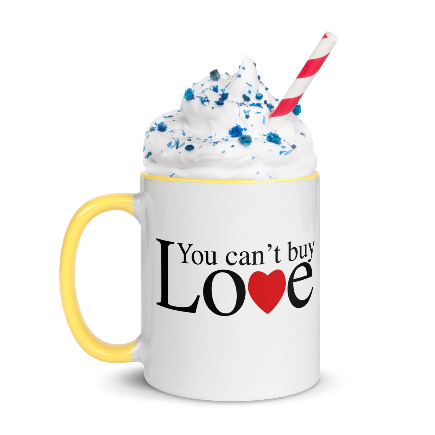 You Can't Buy Love But You Can Buy Chocolate - Mug with Color Inside