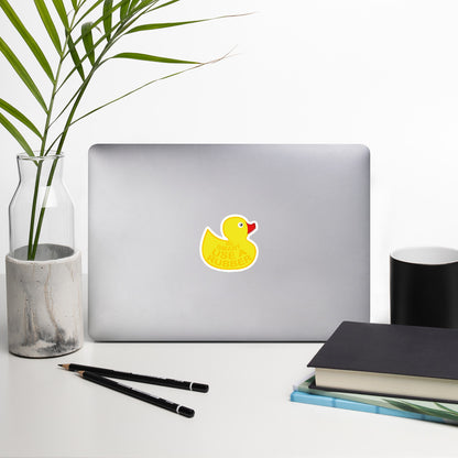 Use a Rubber Ducky - Bubble-free stickers