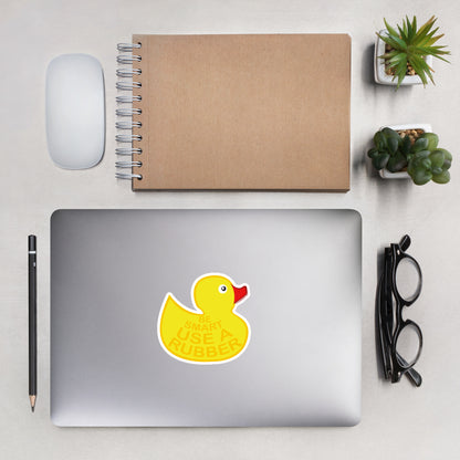 Use a Rubber Ducky - Bubble-free stickers